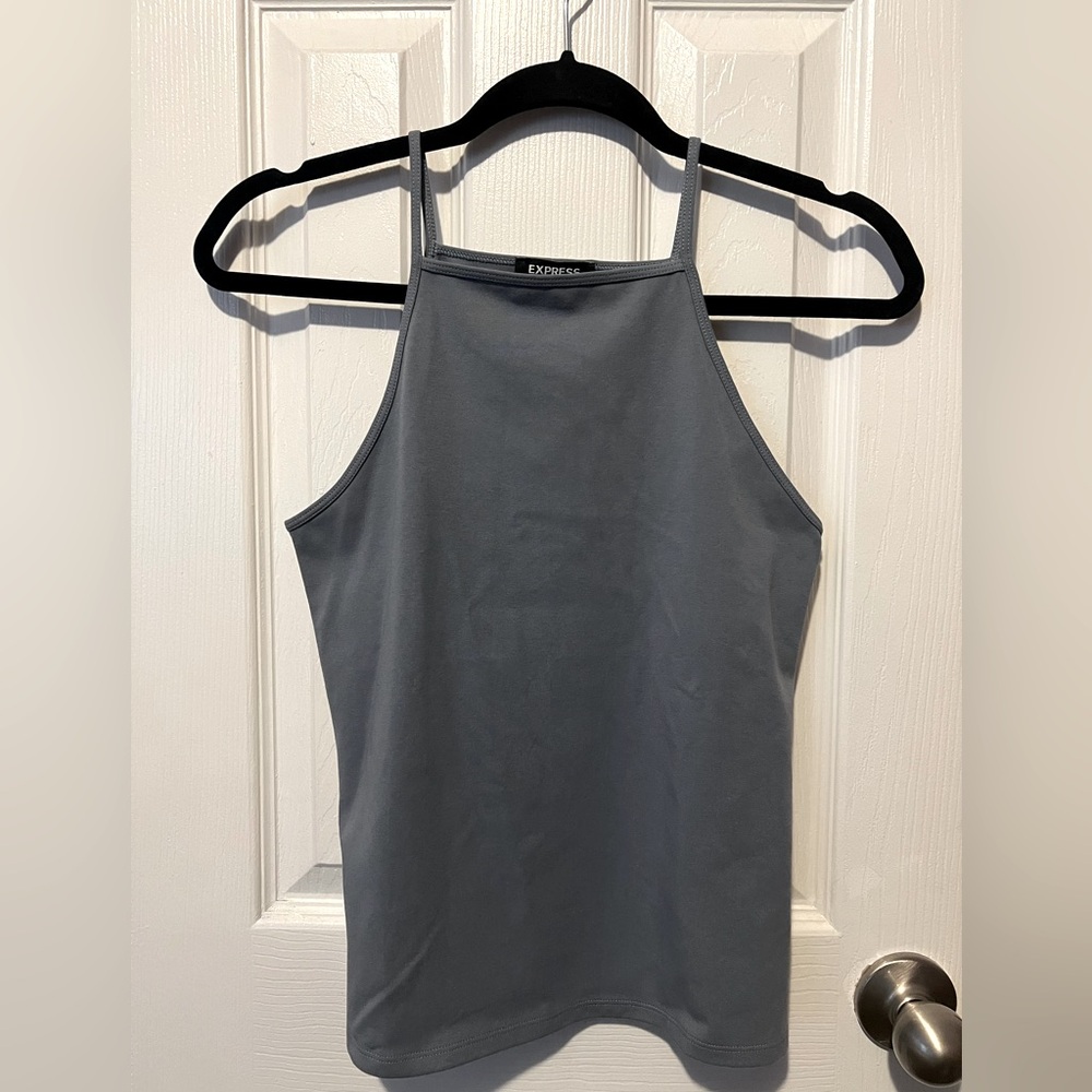 Express Grey/Blue Tank Top